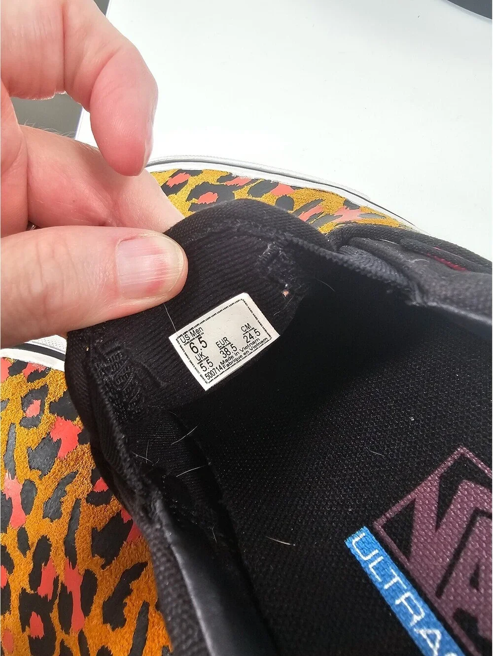 Vans Classic Slip-On Leopard Print Shoes